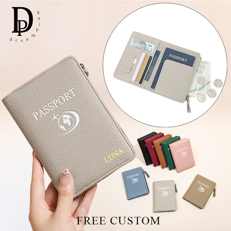 Passport Holder Rfid - حافظة جواز سفر نسائية للسفر مزودة