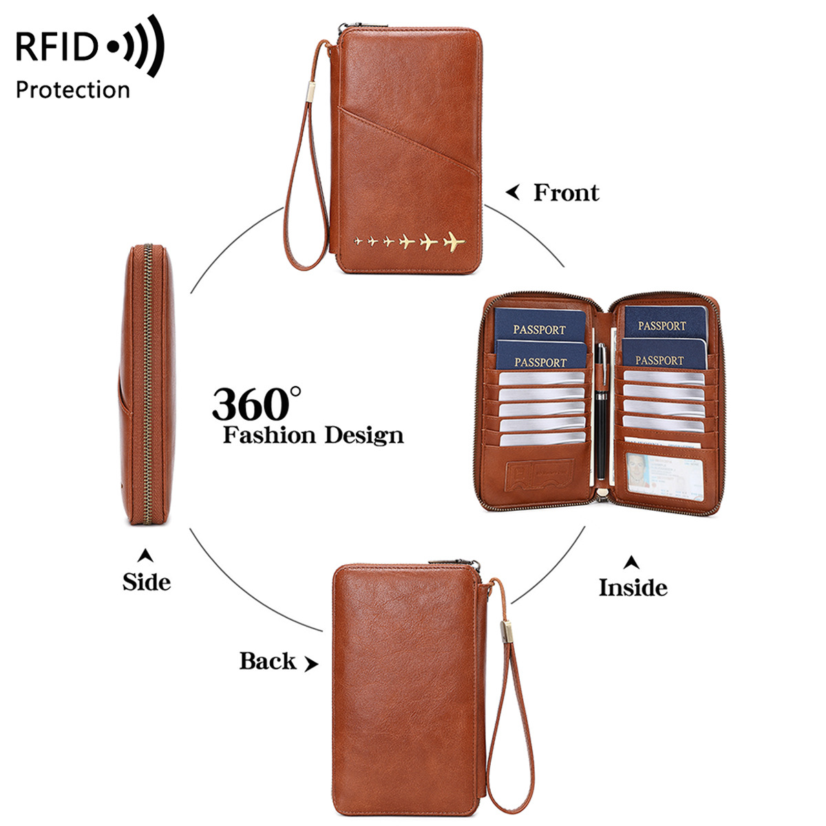 محفظة جواز سفر عصرية بتصميم طا - مراجعة Passport Holder Rfid وسعره