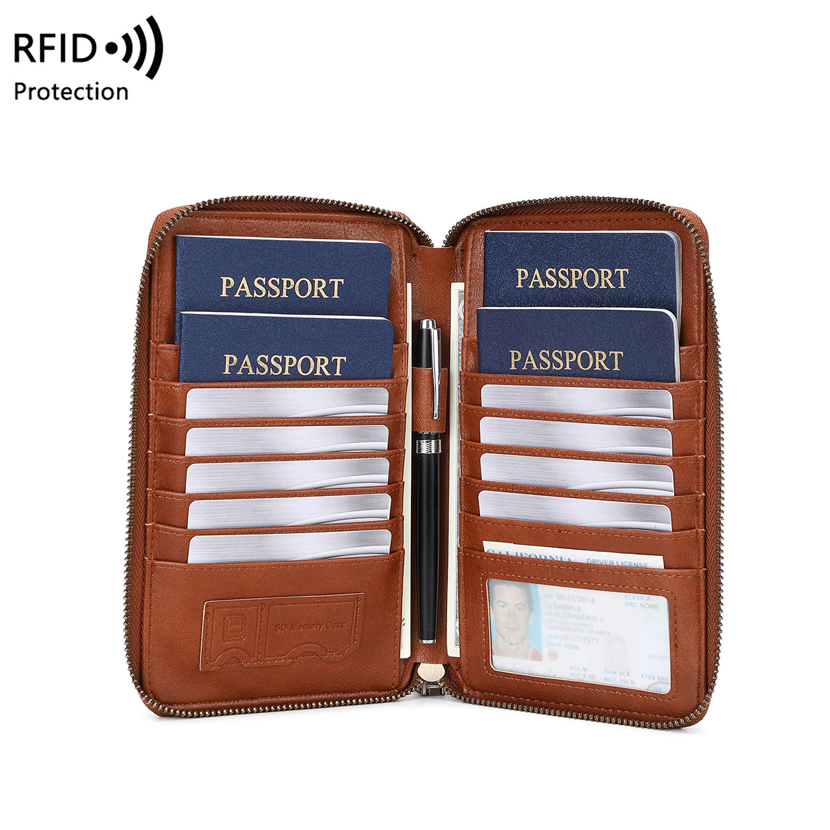 محفظة جواز سفر عصرية بتصميم طا - مراجعة Passport Holder Rfid وسعره