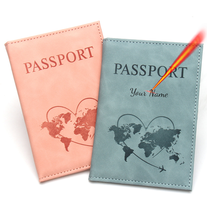 خريطة جميلة غطاء جواز السفر مو - مراجعة Passport Holder Rfid وسعره
