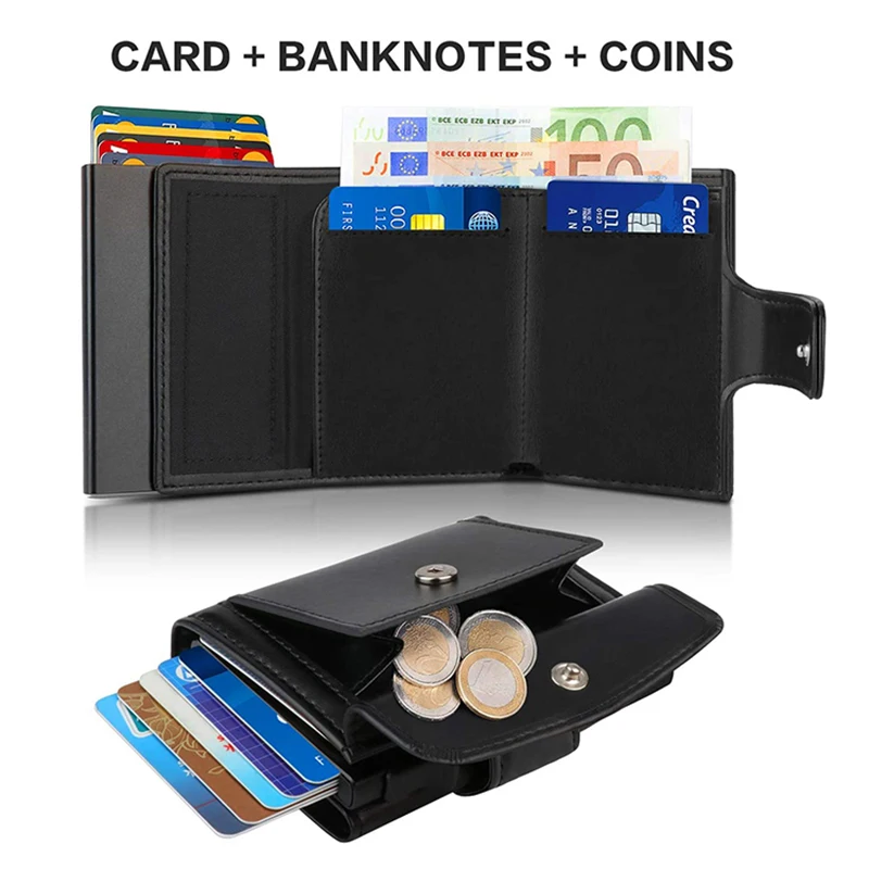حافظة بطاقات عمل معدنية حامل ب - مراجعة Passport Holder Rfid وسعره