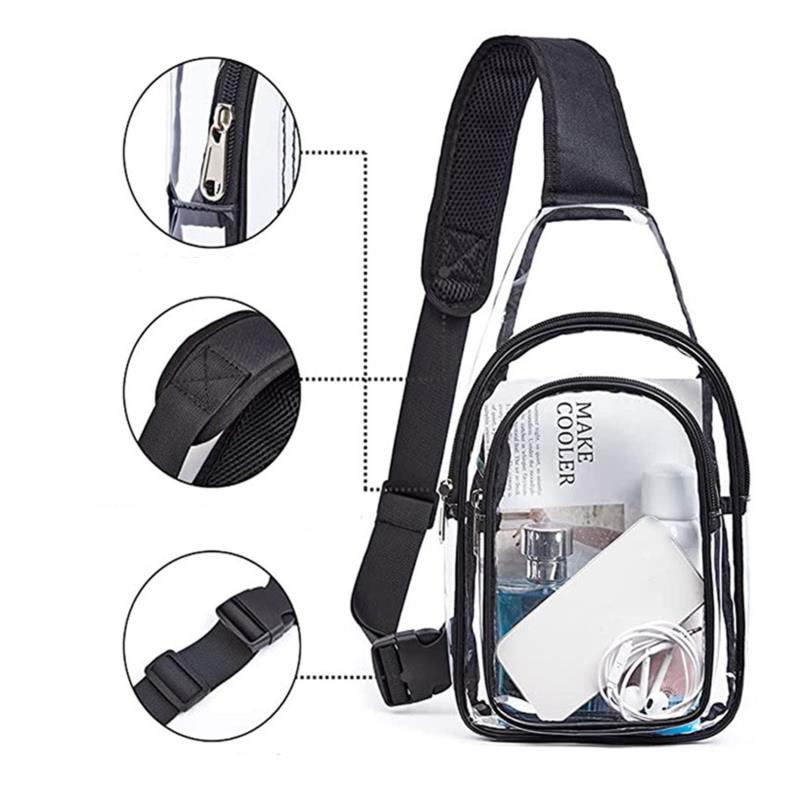 حقيبة كتف شفافة للرجال والنساء - مراجعة Travel Accessories Bike وسعره