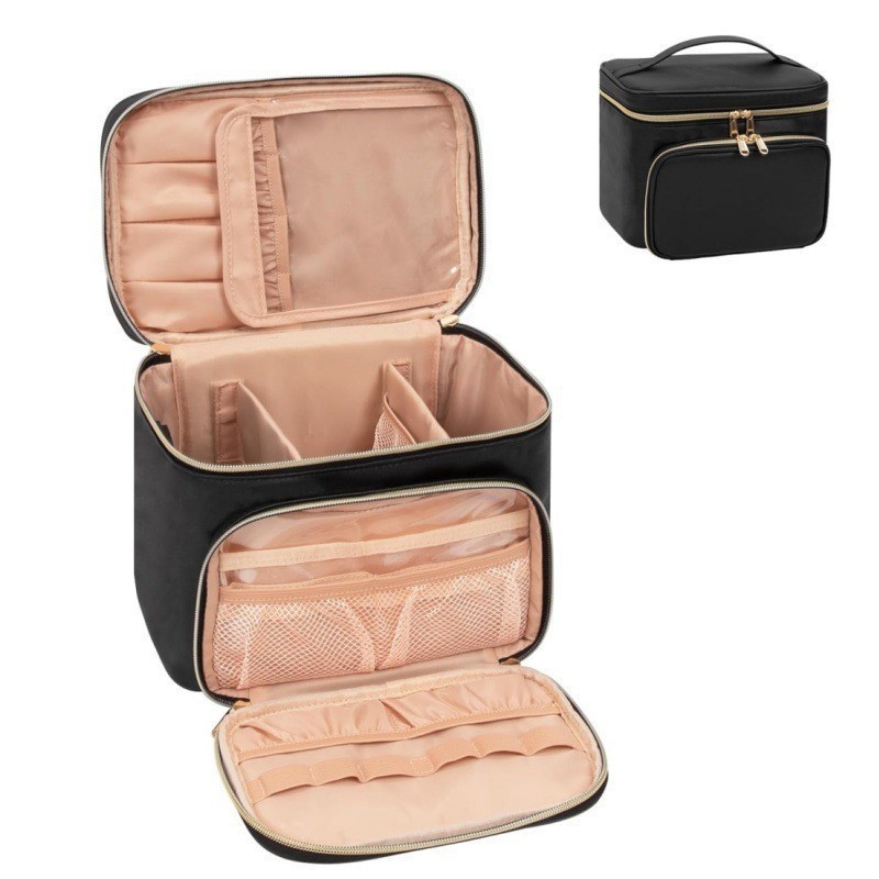 حقيبة مكياج كبيرة الحجم مقاومة - مراجعة Travel Accessories Toiletries وسعره