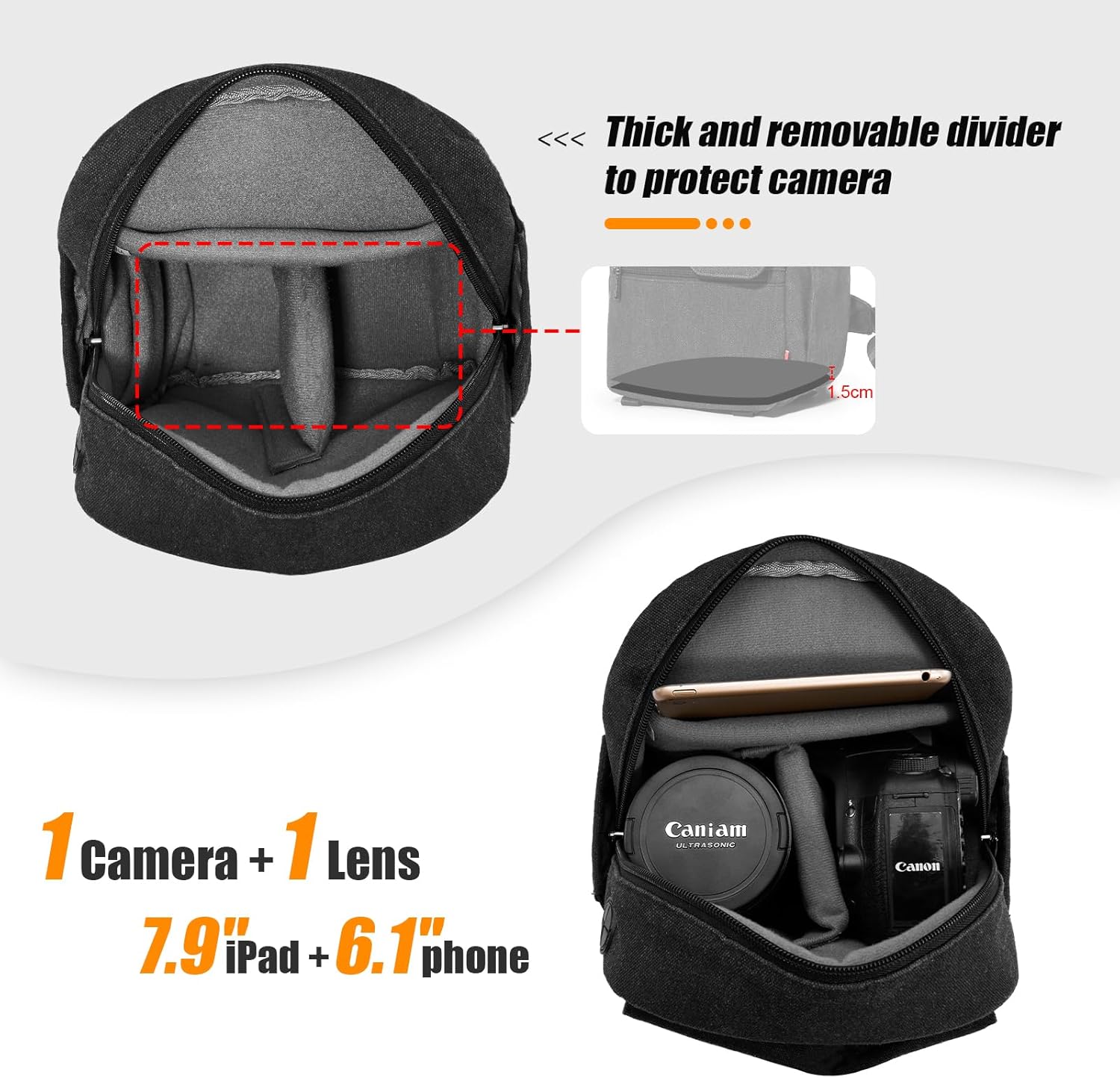حافظة كاميرا مدمجة، حقيبة كروس - مراجعة Camera Bag Travel وسعره