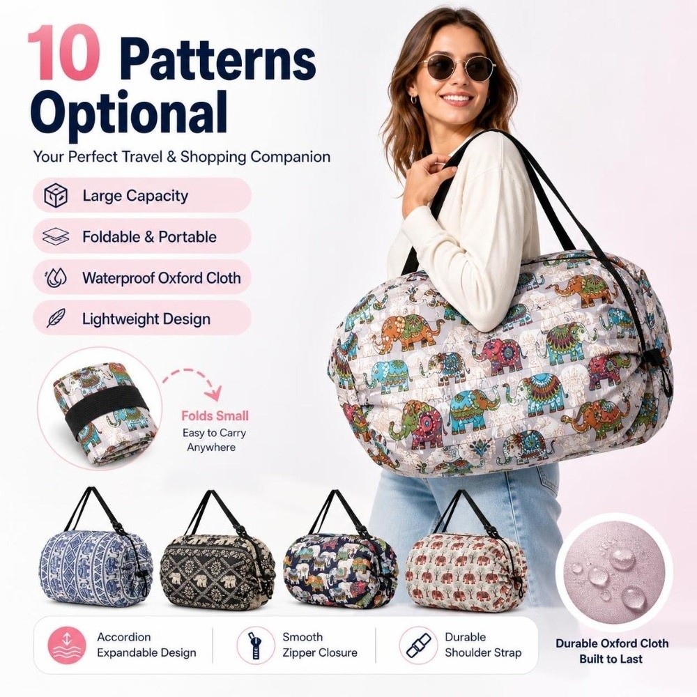 حقيبة تسوق خفيفة الوزن وذات سع - مراجعة Travel Accessories Market وسعره
