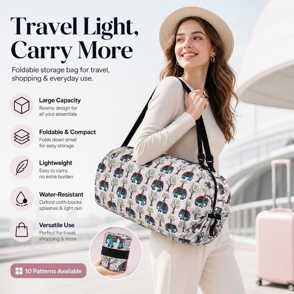 حقيبة تسوق متينة ذات سعة كبيرة - مراجعة Travel Accessories Market وسعره