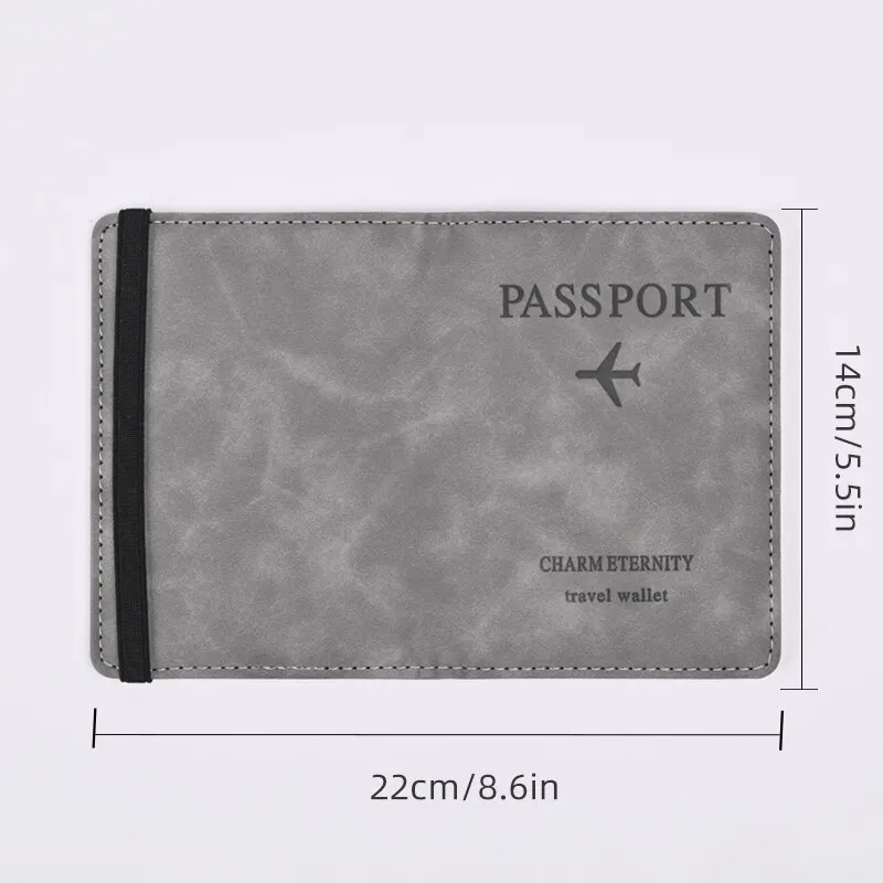 الرجال محفظة من جلد PU جواز سف - مراجعة Passport Holder Rfid وسعره