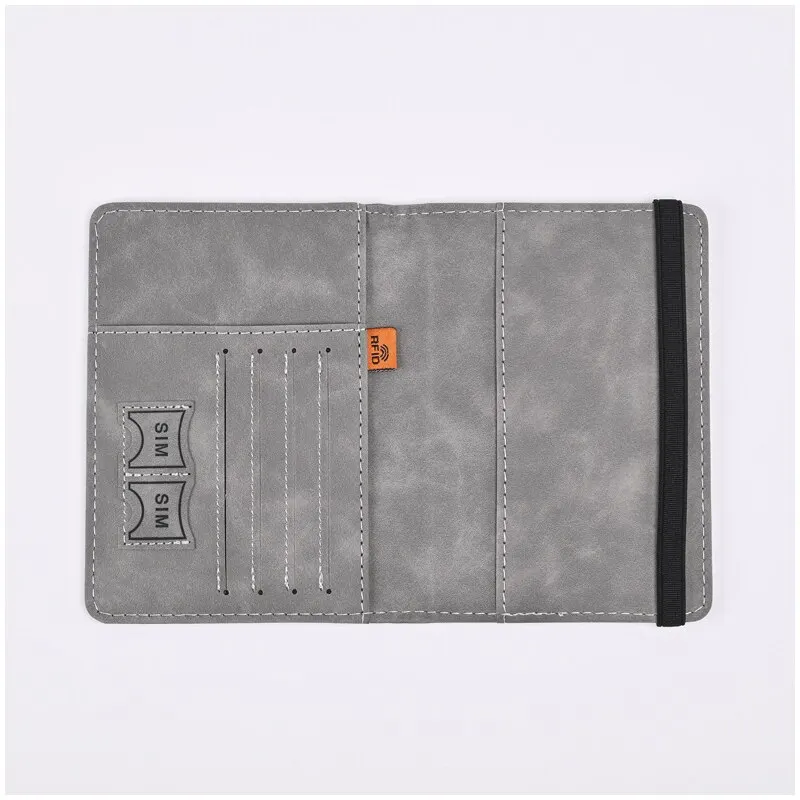 الرجال محفظة من جلد PU جواز سف - مراجعة Passport Holder Rfid وسعره